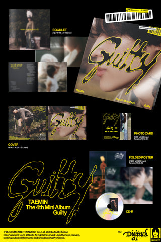 TAEMIN THE 4th Mini Album - Guilty (Digipack Ver.)