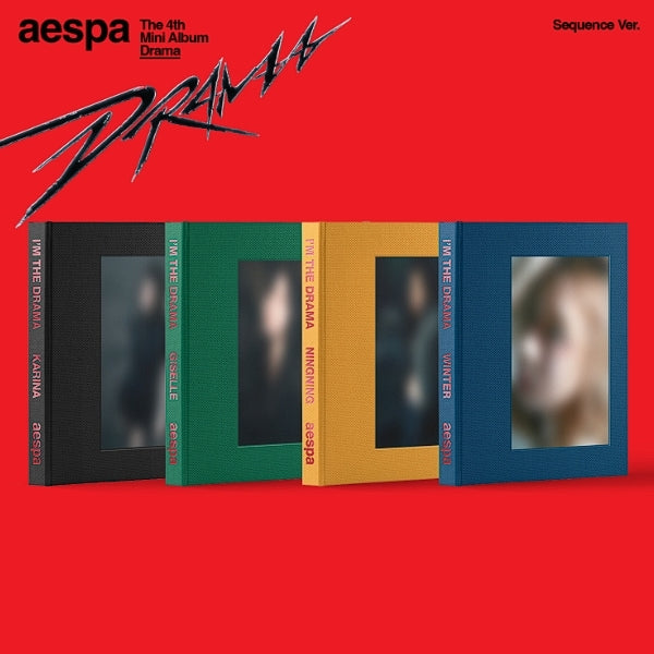 (aespa) 4th Mini Album - Drama (Sequence Ver.)(RANDOM)