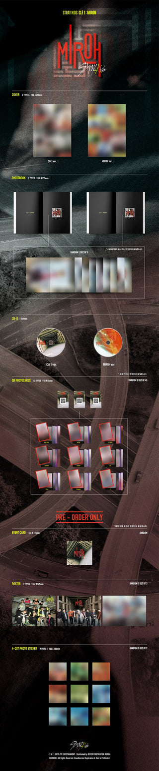 Stray Kids (스트레이키즈) 4th Mini Album - [Cle1 : MIROH]
