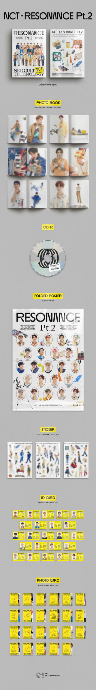 엔시티 2020 (NCT 2020) 2집 - RESONANCE Pt.2 (Departure Ver.)