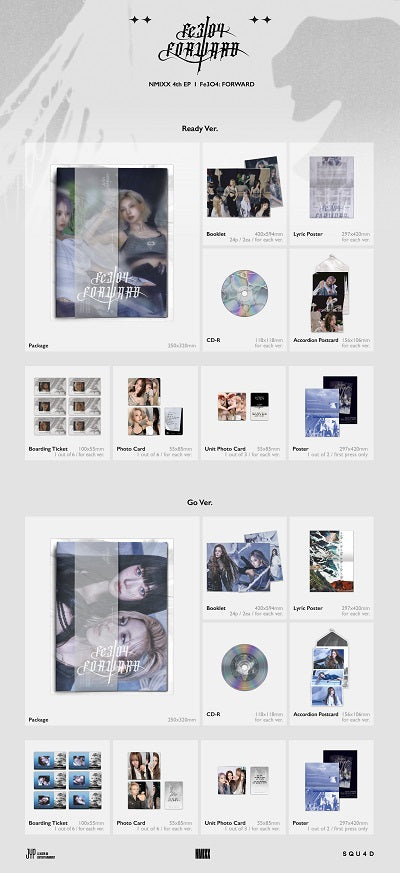 NMIXX (엔믹스) 4th EP - [﻿Fe3O4: FORWARD] (READY ver. / GO ver.)