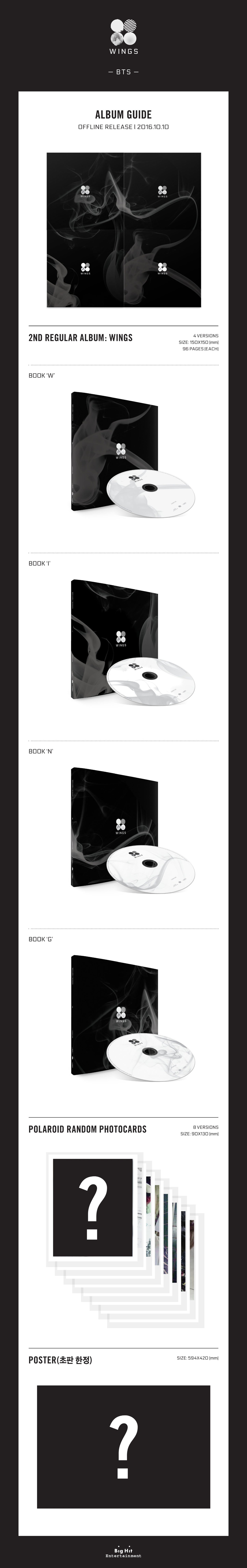 BTS (방탄소년단) 2nd Album - [WINGS] (random)