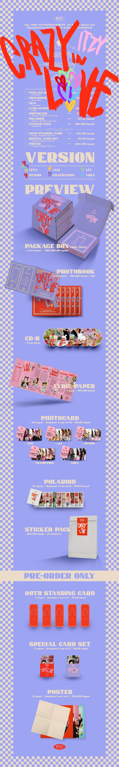 (ITZY) 1st - CRAZY IN LOVE