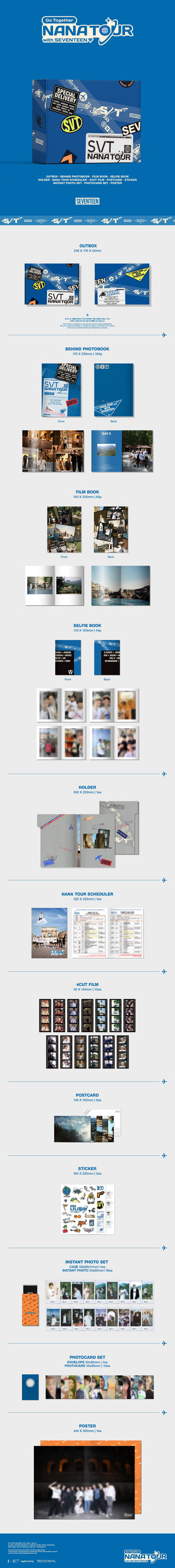 세븐틴(SEVENTEEN) - NANA TOUR with SEVENTEEN 2024 MOMENT PACKAGE