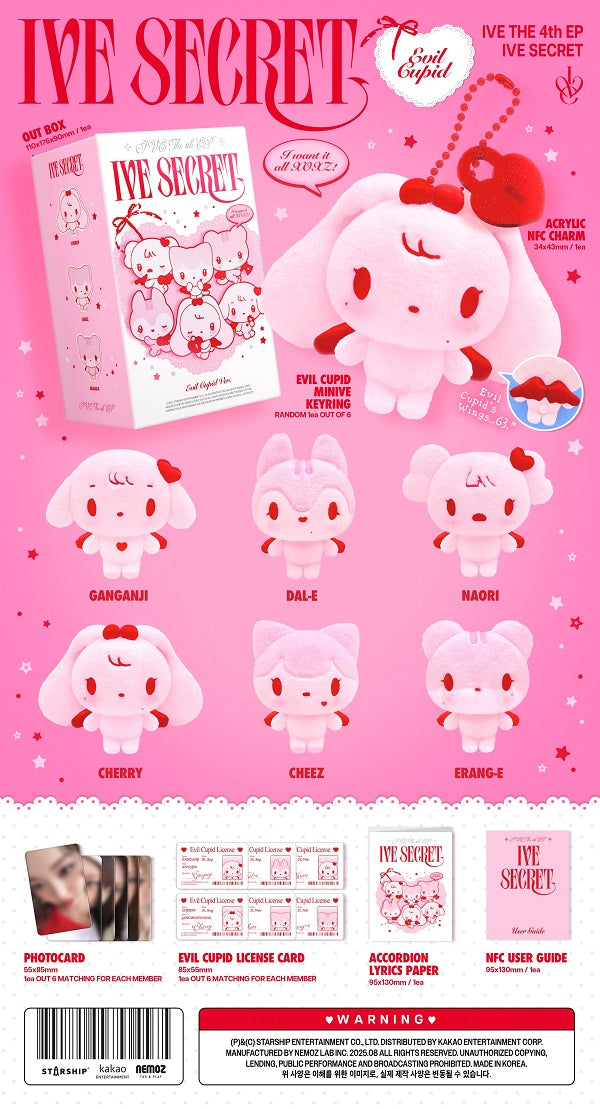 (IVE) 4th Mini Album - ﻿﻿IVE SECRET ﻿(EVIL CUPID ver.)