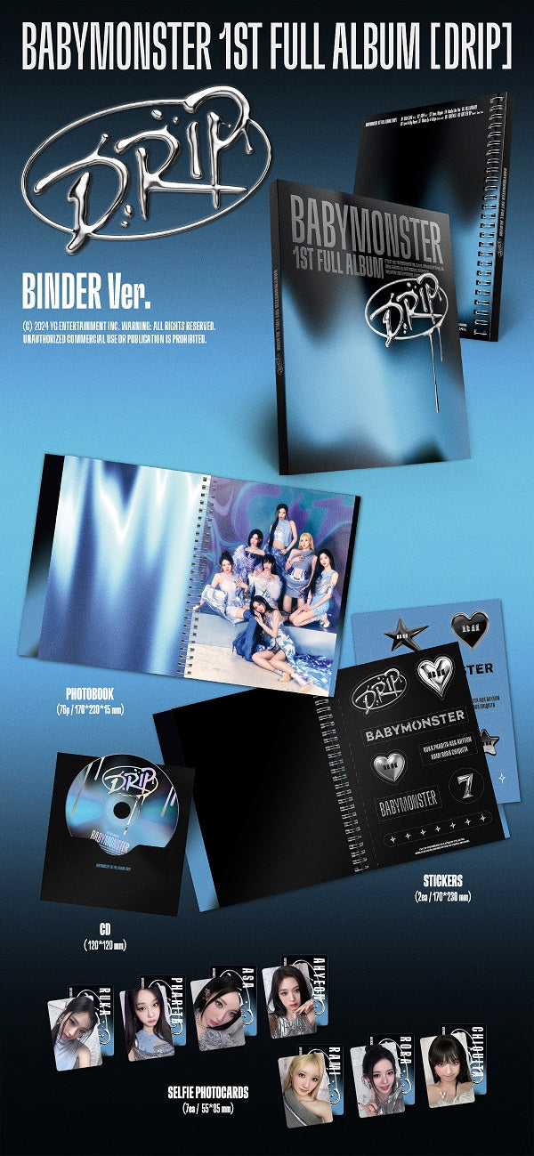 (BABYMONSTER) ﻿1st - ﻿DRIP (﻿BINDER Ver.)