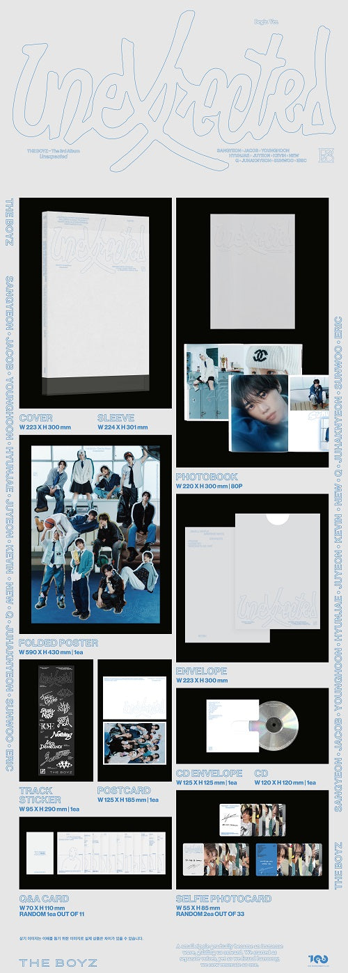 THE BOYZ (더보이즈) 3rd Album - [Unexpected] (Photobook : Begin Ver.)