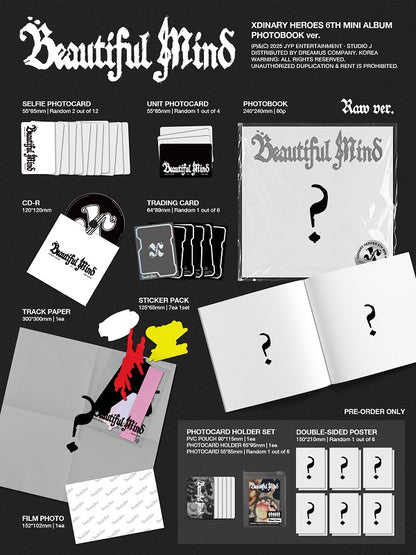 Xdinary Heroes (엑스디너리 히어로즈) 6th Mini Album - [Beautiful Mind]