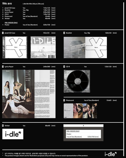 i-dle (아이들) 8th Mini Album - ﻿[We are] (﻿Special Jewel Ver.)