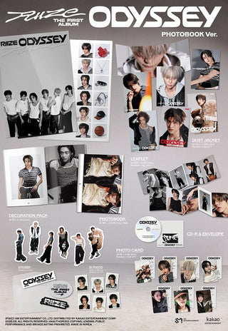RIIZE (라이즈) 1st Album - ﻿[ODYSSEY] (﻿PHOTOBOOK Ver.) (Random)